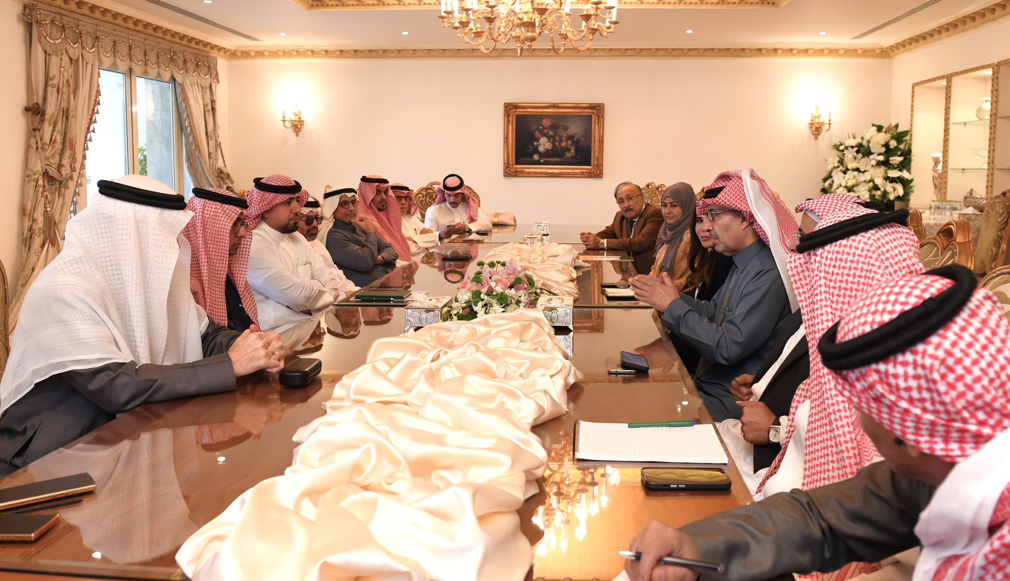 سفير خادم الحرمين يلتقي بوفد مجلس الأعمال السعودى المصري